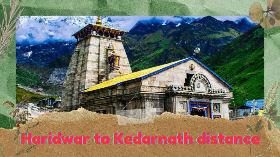 Haridwar to kedarnath distance